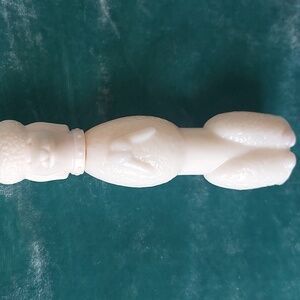 Avon Vintage Milk Glass Poodle Perfume Bottle